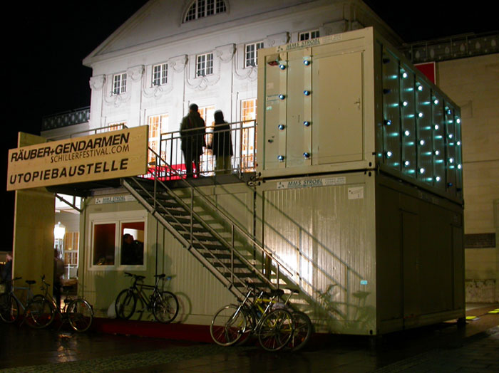 Flashlight - The festival-headquarter on Theater-Square